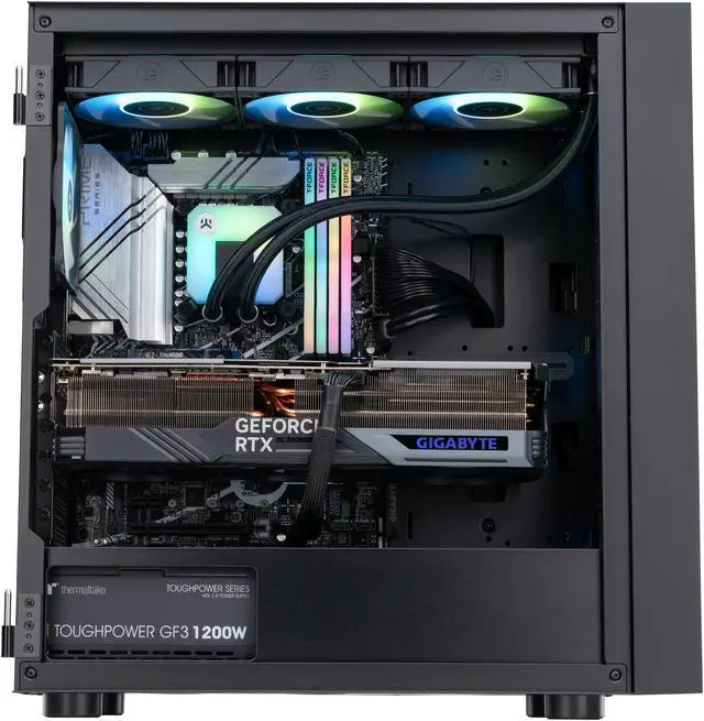 Alt view image 3 of 8 - ABS Eurus Pro Ubuntu Linux Developer Workstation - Intel i9 14900KF - GeForce RTX 4090 - DLSS 3.5 - AI-Powered Performance - 128GB DDR5 4800MHz - 2TB M.2 NVMe SSD - EAI14900KF4090