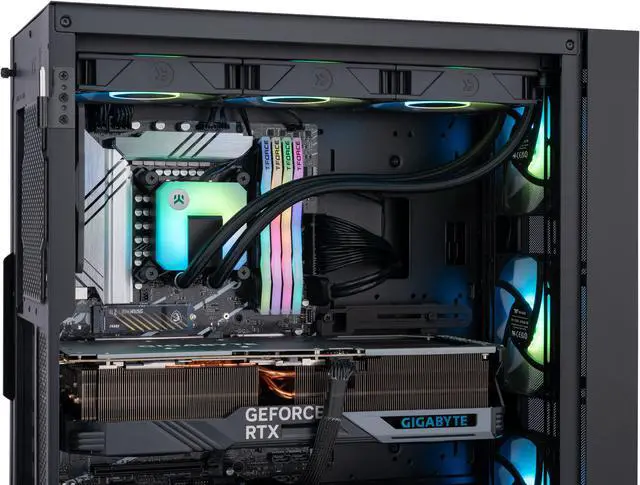 Alt view image 6 of 8 - ABS Eurus Pro Ubuntu Linux Developer Workstation - Intel i9 14900KF - GeForce RTX 4090 - DLSS 3.5 - AI-Powered Performance - 128GB DDR5 4800MHz - 2TB M.2 NVMe SSD - EAI14900KF4090