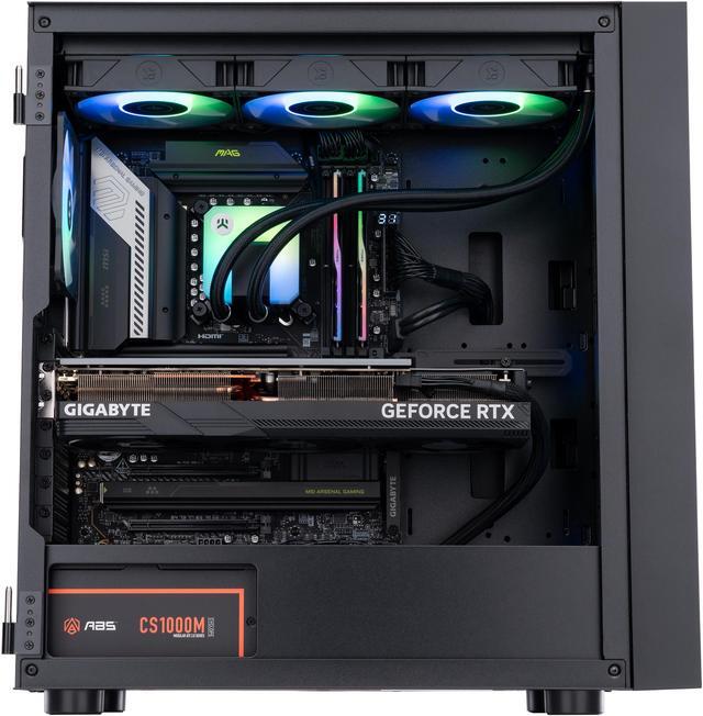 Alt view image 3 of 8 - ABS Eurus Aqua Gaming PC – Windows 11 - Intel Core Ultra 9 285K – GeForce RTX 4090 – DLSS 3.5 - AI-Powered Performance - 32GB DDR5 7200MHz - 2TB NVMe SSD – EA285K4090