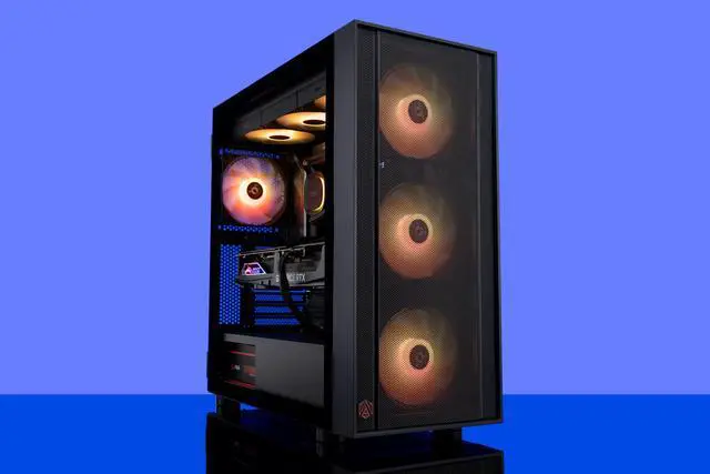 Alt view image 8 of 8 - ABS Eurus Aqua Gaming PC – Windows 11 - Intel Core Ultra 9 285K – GeForce RTX 4080 Super – DLSS 3.5 - AI-Powered Performance - 32GB DDR5 7200MHz - 2TB NVMe SSD – EA285K4080S