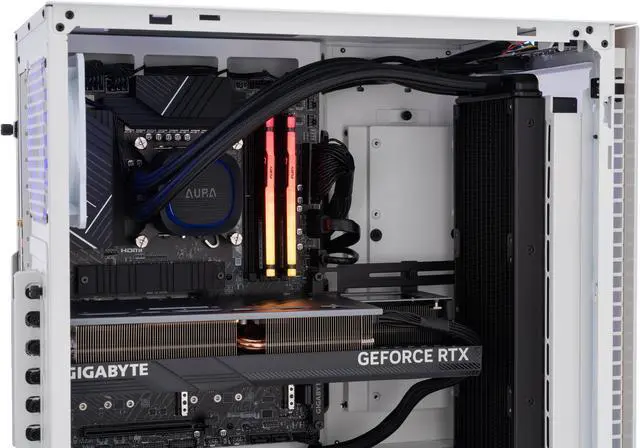 Alt view image 6 of 8 - ABS Tempest Aqua Gaming PC - Windows 11 - Intel i9 14900KF – GeForce RTX 4080  Super - DLSS 3.5 - AI-Powered Performance - 32GB DDR5 5600MHz - 2TB M.2 NVMe SSD - TA14900KF4080S2