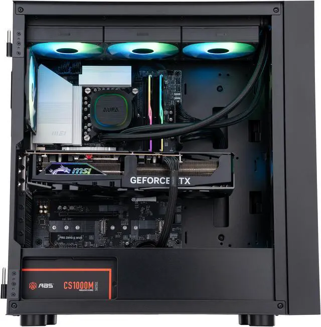 Alt view image 3 of 8 - ABS Eurus Aqua Gaming PC – Windows 11 - Intel Core Ultra 7 265KF – GeForce RTX 4080 Super – DLSS 3.5 - AI-Powered Performance - 32GB DDR5 7200MHz - 2TB NVMe SSD – EA265K4080S