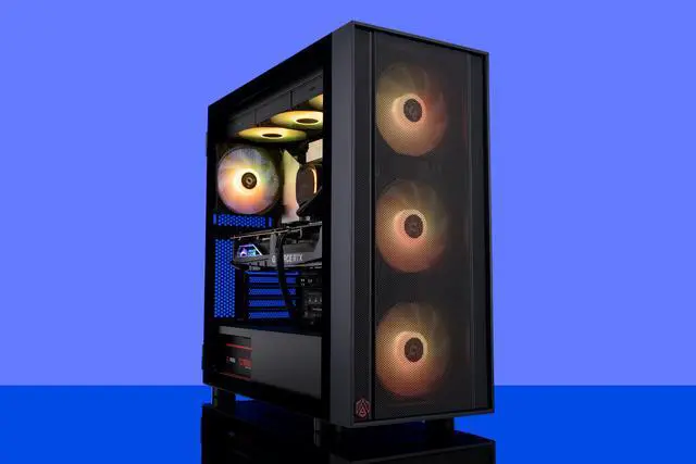 Alt view image 8 of 8 - ABS Eurus Aqua Gaming PC – Windows 11 - Intel Core Ultra 7 265KF – GeForce RTX 4080 Super – DLSS 3.5 - AI-Powered Performance - 32GB DDR5 7200MHz - 2TB NVMe SSD – EA265K4080S