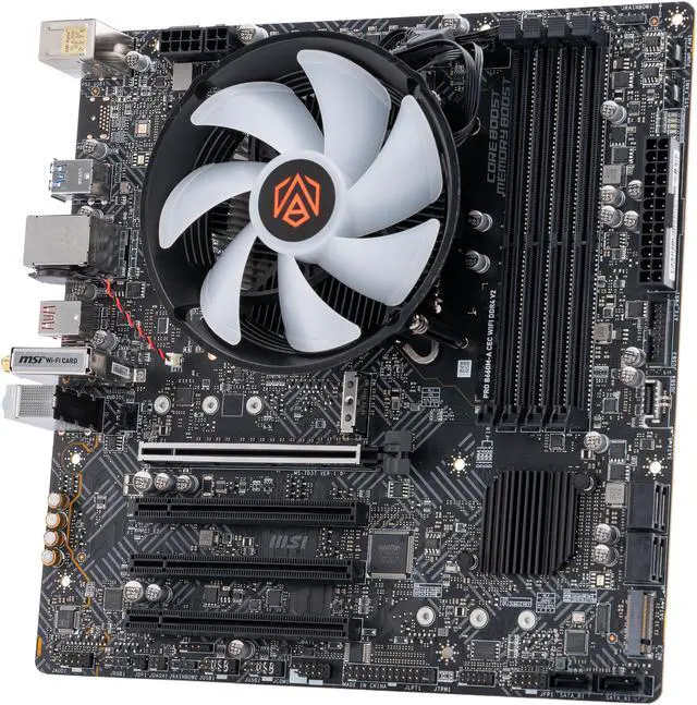 Alt view image 4 of 5 - ABS PC Starter Kit - Intel i5 13400F Processor - MSI Pro B660M-A CEC Wifi Motherboard - ABS RGB Air Cooler