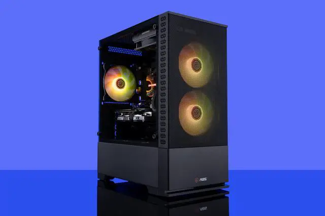 Alt view image 8 of 8 - ABS Cyclone Aqua Gaming PC – Windows 11 - Intel i7 14700F – GeForce RTX 4060 TI 8G – DLSS 3.5 - AI-Powered Performance - 32GB DDR5 6000MHz - 1TB M.2 NVMe SSD – CA14700F4060TI2