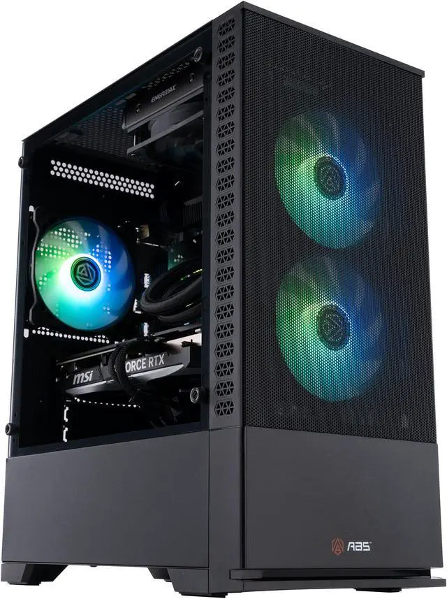 Main image of ABS Cyclone Aqua Gaming PC - Windows 11 - Intel i7 14700F - GeForce RTX 4070 Super 12G - DLSS 3.5 - AI-Powered Performance - 32GB DDR5 5600MHz - 2TB M.2 NVMe SSD - CA14700F4070S