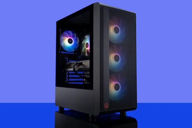 Alt view image 9 of 9 - ABS Stratos Obsidian Gaming PC - Windows 11 Home - Intel i5 14400F - GeForce 4070 Super - DLSS 3.5 - AI-Powered Performance - 32GB DDR5 6000MHz - 1TB M.2 NVMe SSD - SA14400F4070S2