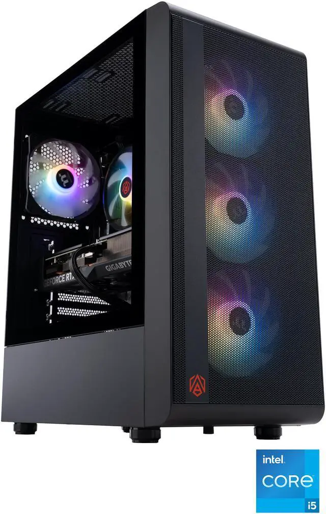 Main image of ABS Stratos Obsidian Gaming PC - Windows 11 Home - Intel i5 14400F - GeForce 4070 Super - DLSS 3.5 - AI-Powered Performance - 32GB DDR5 6000MHz - 1TB M.2 NVMe SSD - SA14400F4070S2