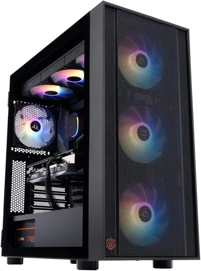 Alt view image 2 of 9 - ABS Eurus Aqua Gaming PC - Windows 11 Home - Intel i9 14900KF - GeForce RTX 4070 Ti SUPER 16G - DLSS 3.5 - AI-Powered Performance - 32GB DDR5 6000MHz - 1TB M.2 NVMe SSD - EA14900KF4070TIS