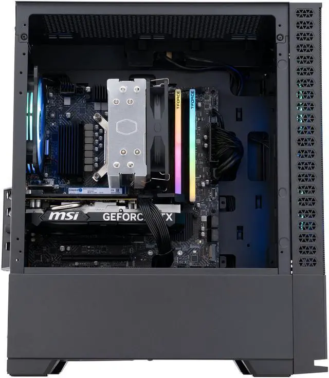 Alt view image 3 of 8 - ABS Cyclone Aqua Gaming PC - Windows 11 - Intel i7 14700F - GeForce RTX 4060 8G - DLSS 3.5 - AI-Powered Performance - 32GB DDR5 6000MHz - 2TB M.2 NVMe SSD - CA14700F40602