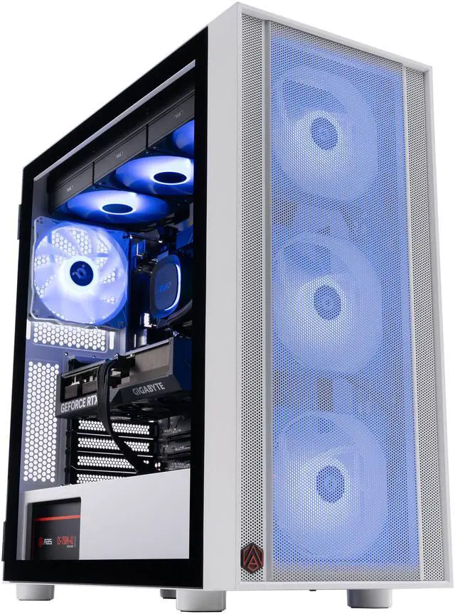Main image of ABS Eurus Aqua Gaming PC - Intel i9 14900KF - GeForce RTX 4070 - DLSS 3.5 - AI-Powered Performance - 32GB DDR5 6000MHz - 2TB M.2 NVMe SSD - EA14900KF4070