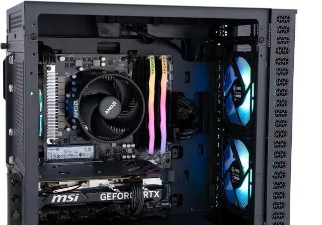 Alt view image 7 of 9 - ABS Cyclone Gaming PC - Windows 11 Home - AMD Ryzen 5 7600 - RTX 4060 8G - DLSS 3.5 - AI-Powered Performance - 32GB DDR5 6000MHz - 1TB M.2 NVMe SSD - CR760040602