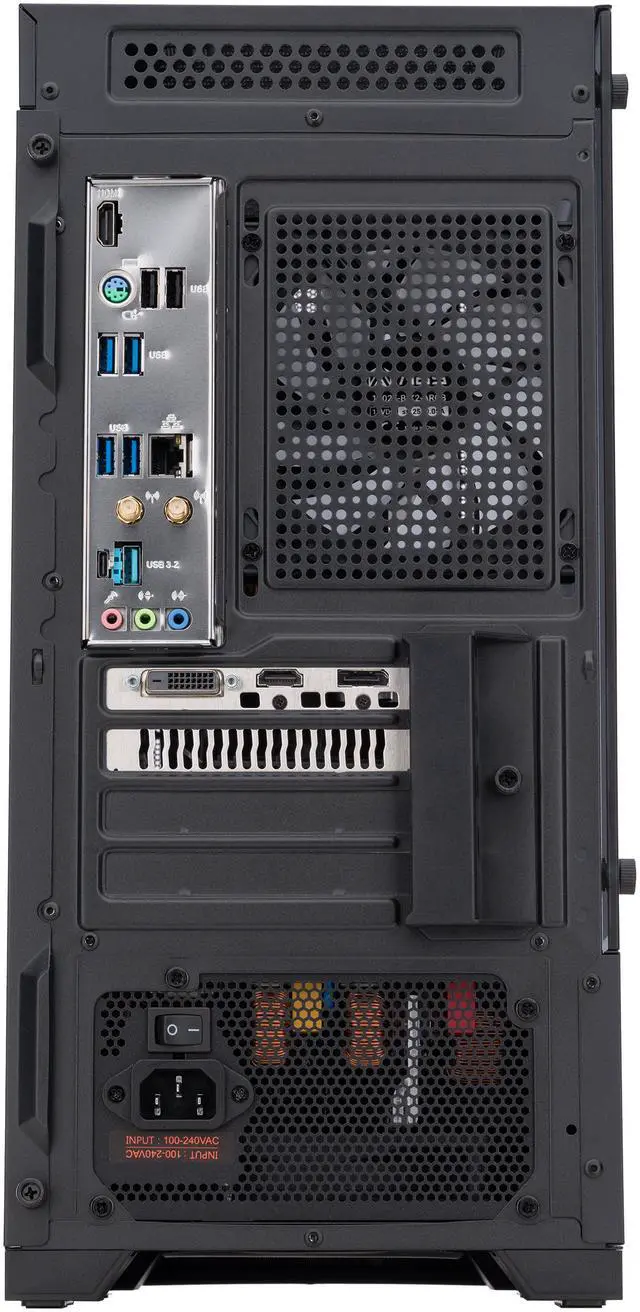 Alt view image 5 of 8 - ABS Cyclone Gaming PC - Windows 11 Home - AMD Ryzen 7 5700 - RTX 3050 6GB - DLSS 2 - AI-Powered Performance - 32GB DDR4 3200MHz - 1TB M.2 NVMe SSD - CR57003050