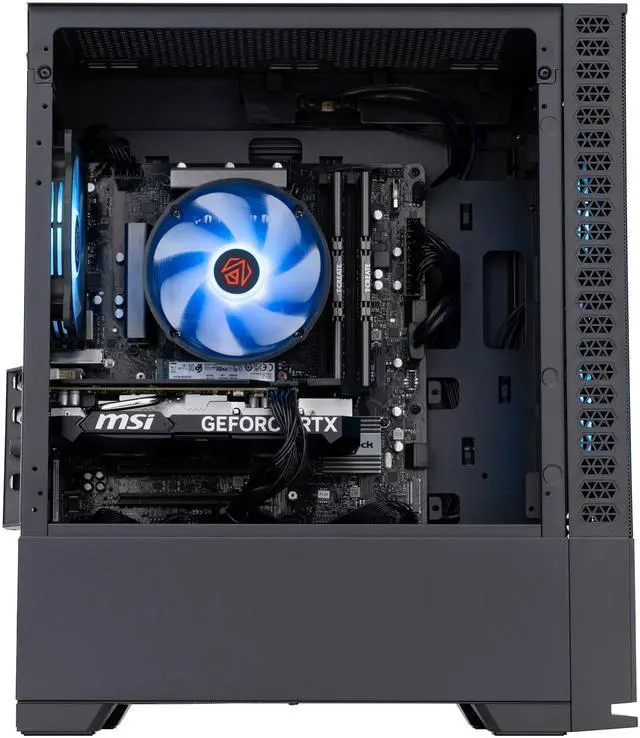 Alt view image 4 of 9 - ABS Cyclone Aqua Gaming PC - Windows 11 Home - Intel Core i5-14400F - GeForce RTX 4060 - DLSS 3 - AI-Powered Performance - 32GB DDR4 3200 - 1TB M.2 NVMe SSD - CA14400F40602