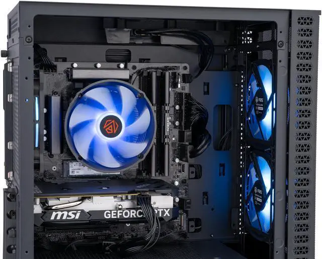 Alt view image 7 of 9 - ABS Cyclone Aqua Gaming PC - Windows 11 Home - Intel Core i5-14400F - GeForce RTX 4060 - DLSS 3 - AI-Powered Performance - 32GB DDR4 3200 - 1TB M.2 NVMe SSD - CA14400F40602