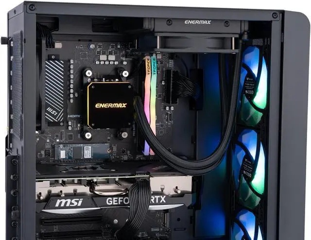 Alt view image 7 of 9 - ABS Stratos Ruby Gaming PC - Windows 11 Home - AMD Ryzen 7 7700X - NVIDIA GeForce RTX 4070 Ti Super - 32GB DDR5 6000 - 1TB M.2 NVMe SSD - SR7700X4070TIS2
