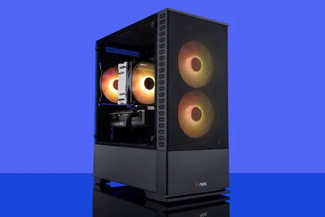 Alt view image 9 of 9 - ABS Cyclone Aqua Gaming PC - Windows 11 Home - Intel Core i7-14700F - RTX 4060Ti 8GB - DLSS 3.5 - AI-Powered Performance - 32GB DDR5 6000MHz - 1TB M.2 NVMe SSD - CA14700F4060TI3
