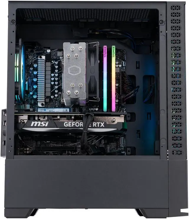 Alt view image 4 of 9 - ABS Cyclone Ruby Gaming PC - Windows 11 Home - AMD Ryzen 7 7700X - GeForce RTX 4070 SUPER - DLSS 3 - AI-Powered Performance - 32GB DDR5 6000 - 1TB M.2 NVMe SSD - CR7700X4070S3
