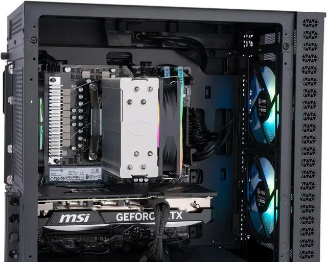 Alt view image 7 of 9 - ABS Cyclone Ruby Gaming PC - Windows 11 Home - AMD Ryzen 7 7700X - GeForce RTX 4070 SUPER - DLSS 3 - AI-Powered Performance - 32GB DDR5 6000 - 1TB M.2 NVMe SSD - CR7700X4070S3