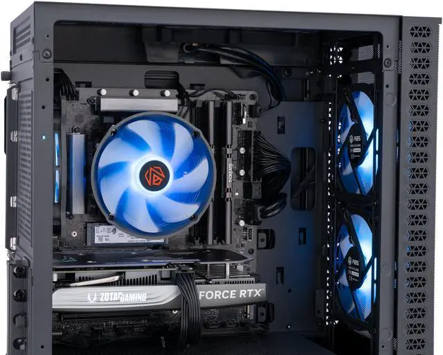 Alt view image 7 of 9 - ABS Cyclone Aqua Gaming PC - Windows 11 Home - Intel Core i5-12400F - GeForce RTX 4060 - DLSS 3 - AI-Powered Performance - 32GB DDR4 3200 - 1TB M.2 NVMe SSD - CA12400F4060