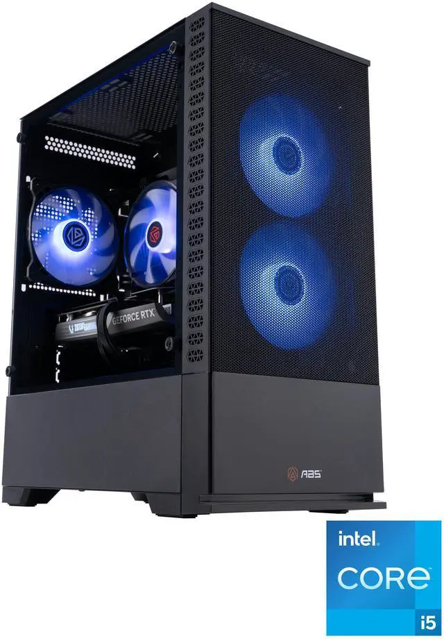 Main image of ABS Cyclone Aqua Gaming PC - Windows 11 Home - Intel Core i5-12400F - GeForce RTX 4060 - DLSS 3 - AI-Powered Performance - 32GB DDR4 3200 - 1TB M.2 NVMe SSD - CA12400F4060