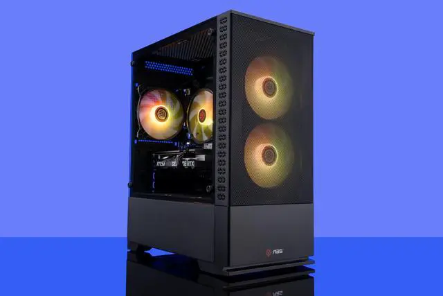 Alt view image 9 of 9 - ABS Cyclone Aqua Gaming PC - Windows 11 - Intel Core i5-14400F - GeForce RTX 4060 - DLSS 3 - AI-Powered Performance - 32GB DDR5 6000MHz - 1TB M.2 NVMe SSD - CA14400F40603