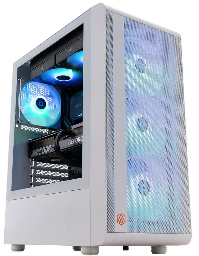 Alt view image 2 of 8 - ABS Stratos Ruby Gaming PC - Windows 11 Home - AMD Ryzen 7 9800X3D - GeForce RTX 5070Ti - DLSS 4 - AI-Powered Performance - 32GB DDR5 5600 - 2TB M.2 NVMe SSD - SR9800X3D5070TI