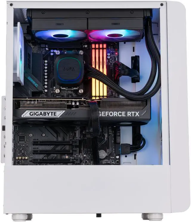 Alt view image 4 of 8 - ABS Stratos Ruby Gaming PC - Windows 11 Home - AMD Ryzen 7 9800X3D - GeForce RTX 5070Ti - DLSS 4 - AI-Powered Performance - 32GB DDR5 5600 - 2TB M.2 NVMe SSD - SR9800X3D5070TI