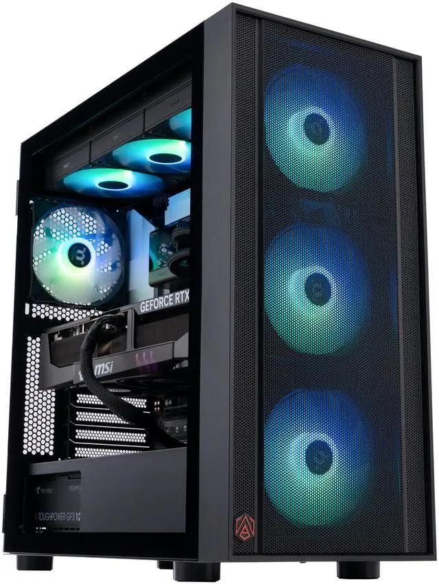 Alt view image 2 of 9 - ABS Eurus Aqua Gaming PC - Windows 11 Home - Intel Core Ultra 9-285K - GeForce RTX 5090 - DLSS 4 - AI-Powered Performance - 64GB DDR5 6000 - 2TB M.2 NVMe SSD - EA285K5090