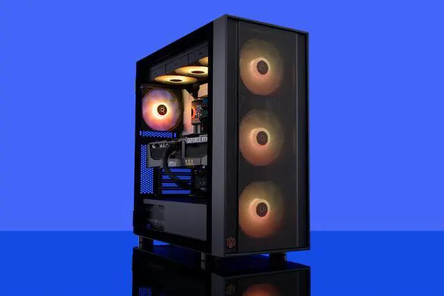Alt view image 9 of 9 - ABS Eurus Aqua Gaming PC - Windows 11 Home - Intel Core Ultra 9-285K - GeForce RTX 5090 - DLSS 4 - AI-Powered Performance - 64GB DDR5 6000 - 2TB M.2 NVMe SSD - EA285K5090