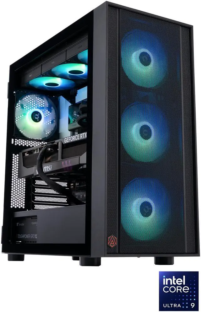 Main image of ABS Eurus Aqua Gaming PC - Windows 11 Home - Intel Core Ultra 9-285K - GeForce RTX 5090 - DLSS 4 - AI-Powered Performance - 64GB DDR5 6000 - 2TB M.2 NVMe SSD - EA285K5090