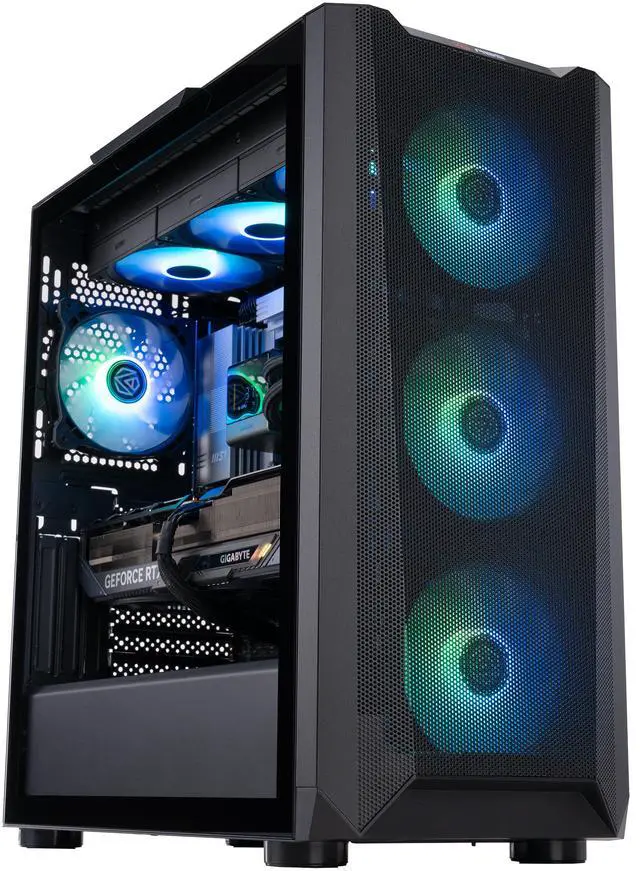 Alt view image 2 of 8 - ABS Kaze Ruby Gaming PC - Windows 11 Home - AMD Ryzen 7 9800X3D - GeForce RTX 5080 16GB - DLSS 4 - AI-Powered Performance - 32GB DDR5 6000 - 2TB M.2 NVMe SSD - KR9800X3D5080