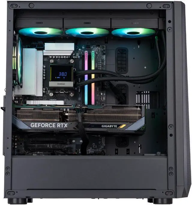 Alt view image 4 of 8 - ABS Kaze Ruby Gaming PC - Windows 11 Home - AMD Ryzen 7 9800X3D - GeForce RTX 5080 16GB - DLSS 4 - AI-Powered Performance - 32GB DDR5 6000 - 2TB M.2 NVMe SSD - KR9800X3D5080