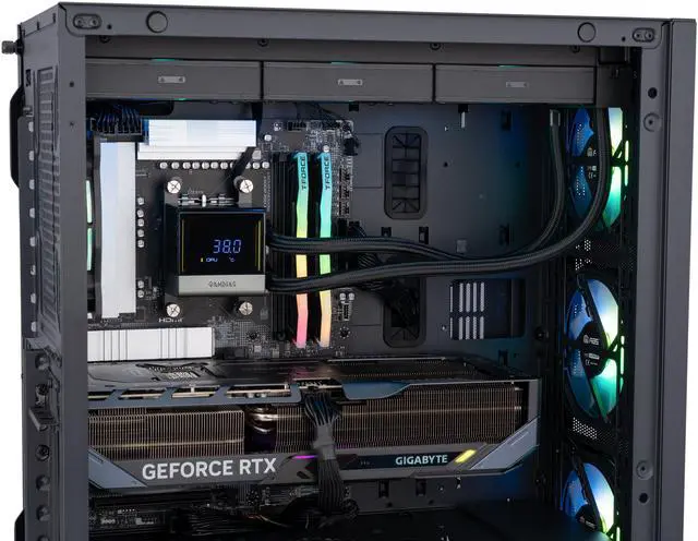 Alt view image 7 of 8 - ABS Kaze Ruby Gaming PC - Windows 11 Home - AMD Ryzen 7 9800X3D - GeForce RTX 5080 16GB - DLSS 4 - AI-Powered Performance - 32GB DDR5 6000 - 2TB M.2 NVMe SSD - KR9800X3D5080