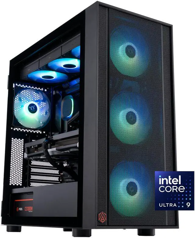 Main image of ABS Eurus Aqua Gaming PC - Windows 11 Home - Intel Core Ultra 9-285K - GeForce RTX 5080 - DLSS 4 - AI-Powered Performance - 32GB DDR5 6000 - 2TB M.2 NVMe SSD - EA285K50801