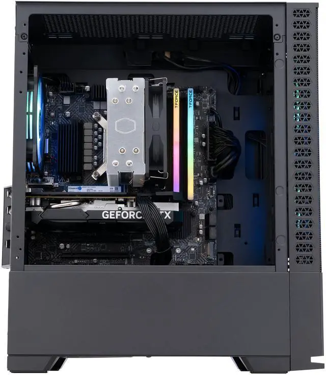 Alt view image 3 of 9 - ABS Cyclone Aqua Gaming PC - Windows 11 Home - Intel Core i7-14700F - GeForce RTX 4060 - DLSS 4 - AI-Powered Performance - 32GB DDR5 6000 - 2TB M.2 NVMe SSD - CA14700F40603