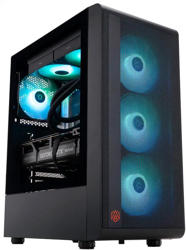 Alt view image 2 of 8 - ABS Stratos Ruby Gaming PC Powered By Asus - Windows 11 - Ryzen 7 9800X3D - GeForce RTX 5070 - DLSS 4 - AI-Powered Performance - 32GB DDR5 6000 - 2TB M.2 NVMe SSD - SR9800X3D5070