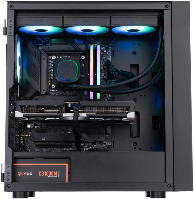 Alt view image 4 of 7 - ABS Eurus Ruby Gaming PC - Windows 11 Home - Ryzen 9 9900X3D - GeForce RTX 5070 TI - DLSS 4 - AI-Powered Performance - 32GB DDR5 - 2 TB M.2 NVMe SSD - ER9900X3D5070TI