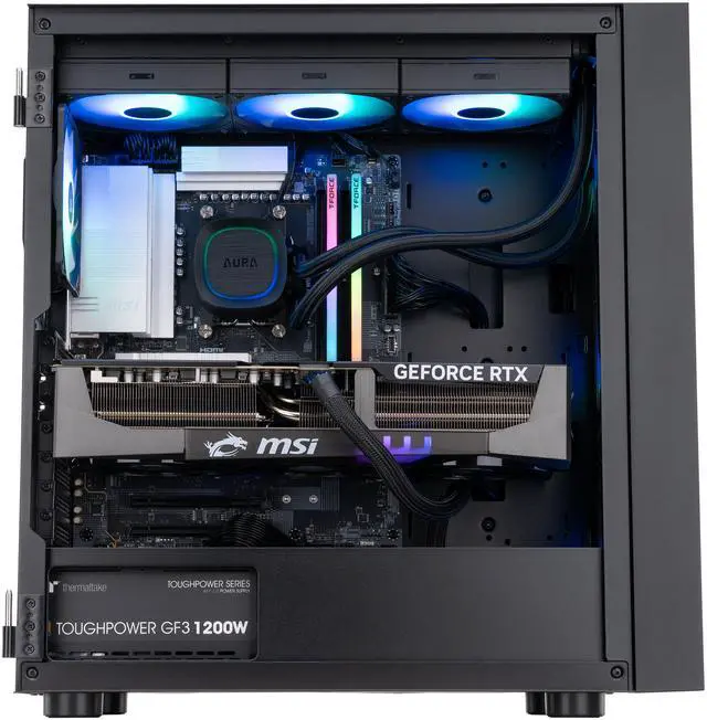 Alt view image 4 of 8 - ABS Eurus Ruby Gaming PC - Windows 11 Home - Ryzen 7 9800X3D - GeForce RTX 5090 - DLSS 4 - AI-Powered Performance - 32GB DDR5 - 2 TB M.2 NVMe SSD - ER9800X3D5090