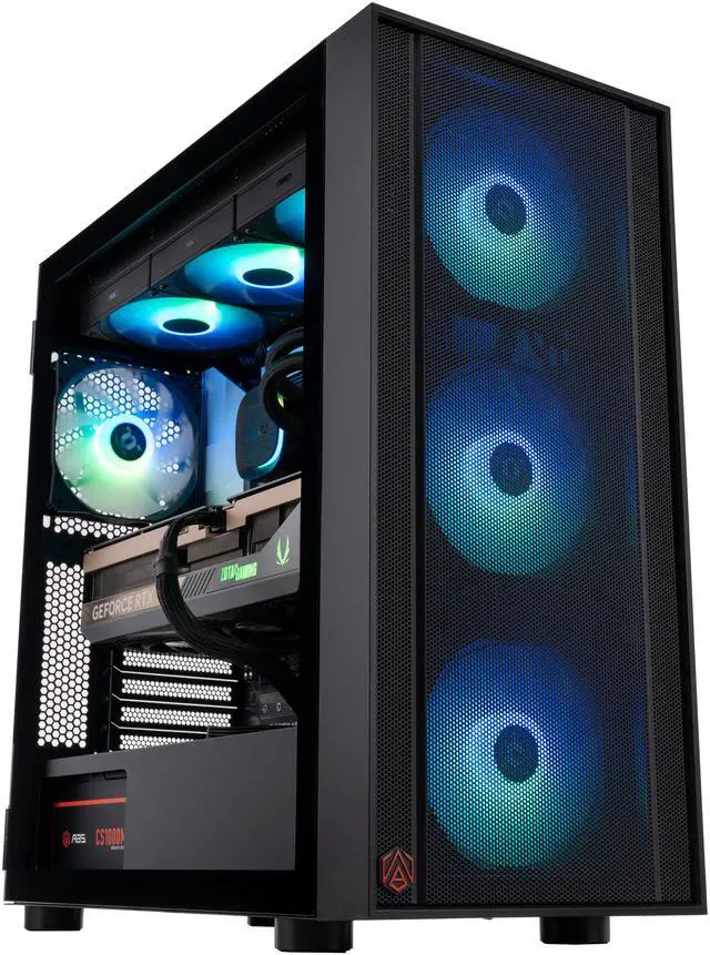 Alt view image 2 of 8 - ABS Eurus Aqua Gaming PC - Windows 11 Home - Intel Core Ultra 9 285K - GeForce RTX 5080 - DLSS 4 - AI-Powered Performance - 32GB DDR5 - 2 TB M.2 NVMe SSD - EA285K50802