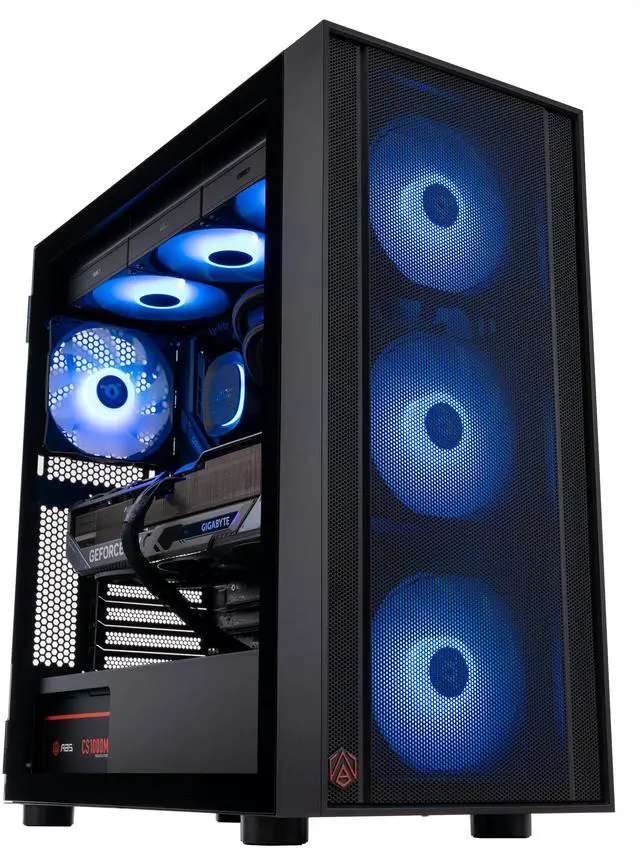 Alt view image 2 of 8 - ABS Eurus Ruby Gaming PC - Windows 11 Home - Ryzen 7 9800X3D - GeForce RTX 5080 - DLSS 4 - AI-Powered Performance - 32GB DDR5 - 2 TB M.2 NVMe SSD - ER9800X3D50802