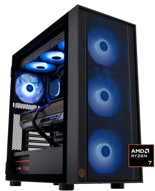 Main image of ABS Eurus Ruby Gaming PC - Windows 11 Home - Ryzen 7 9800X3D - GeForce RTX 5080 - DLSS 4 - AI-Powered Performance - 32GB DDR5 - 2 TB M.2 NVMe SSD - ER9800X3D50802