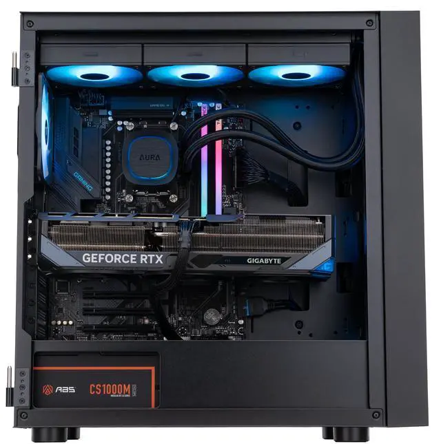 Alt view image 4 of 8 - ABS Eurus Ruby Gaming PC - Windows 11 Home - Ryzen 7 9800X3D - GeForce RTX 5080 - DLSS 4 - AI-Powered Performance - 32GB DDR5 - 2 TB M.2 NVMe SSD - ER9800X3D50802