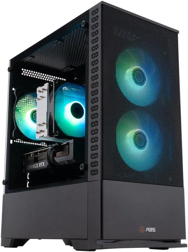 Alt view image 2 of 8 - ABS Cyclone Aqua Gaming PC - Windows 11 - Intel Core i7-13700F - GeForce RTX 4060 Ti - DLSS3 - AI-Powered Performance - 32GB DDR4 3200MHz- 1TB M.2 NVMe SSD - CA13700F4060TI2