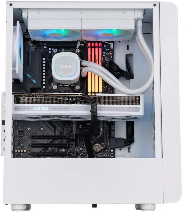 Alt view image 4 of 8 - ABS Stratos Aqua Gaming PC - Windows 11 - AMD Ryzen 7 9800X3D - GeForce RTX 5080 - DLSS 4 - AI-Powered Performance - 32GB DDR5 5600MHz - 2TB M.2 NVMe SSD - SA9800X3D5080