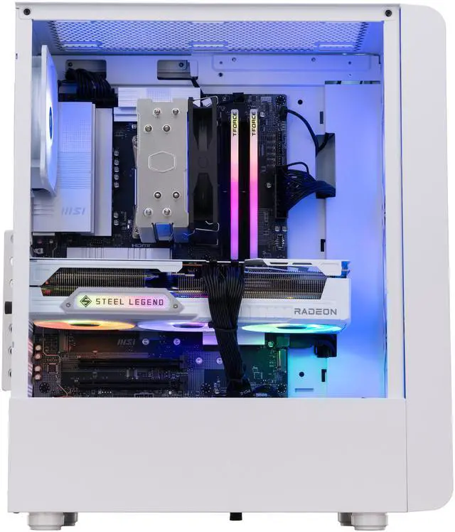 Alt view image 3 of 7 - ABS Stratos Ruby Gaming PC - Windows 11 Home - AMD Ryzen 7 7700X - Radeon 9070XT - 32GB DDR5 5600 - 2TB M.2 NVMe SSD - SR7700X9070XT