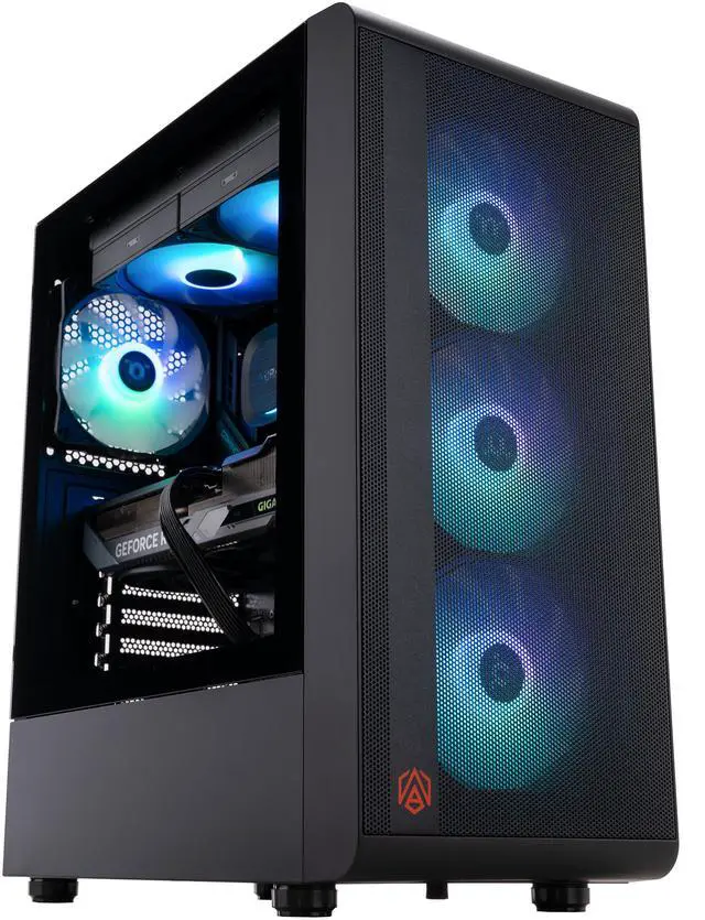Alt view image 2 of 8 - ABS Stratos Ruby Gaming PC - Windows 11 - AMD Ryzen 7 9800X3D - GeForce RTX 5070 - DLSS 4 - AI-Powered Performance - 32GB DDR5 5600MHz - 1TB M.2 NVMe SSD - AMR9800X3D5070