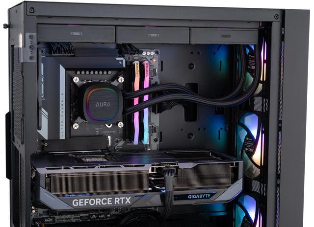 Alt view image 7 of 8 - ABS Eurus Aqua Gaming PC - Windows 11 - Intel Core Ultra 9 285K - GeForce RTX 5090 - DLSS 4 - AI-Powered Performance - 32GB DDR5 6000MHz - 2TB M.2 NVMe SSD - EA285K50903