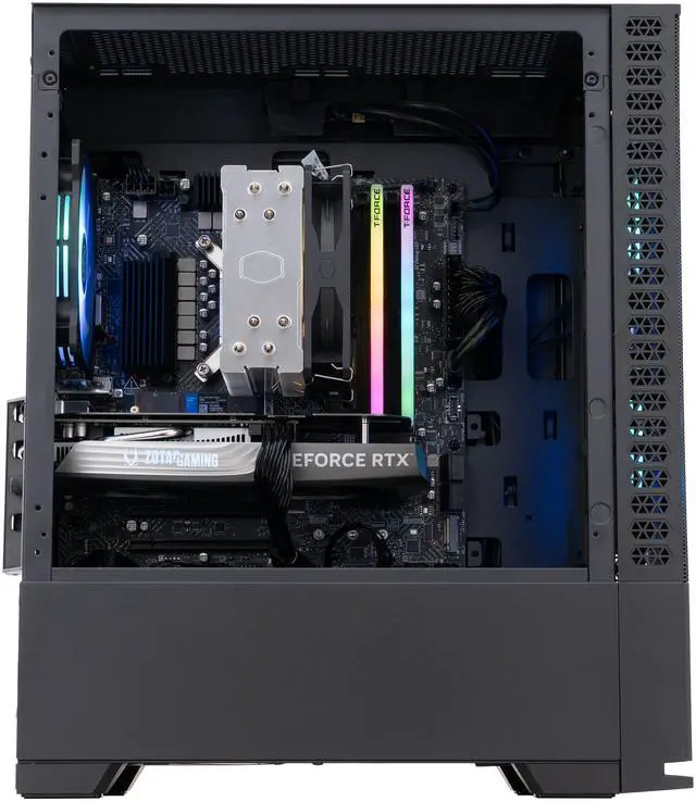 Alt view image 4 of 8 - ABS Cyclone Aqua Gaming PC - Windows 11 - Intel Core i7-14700F - GeForce RTX 4060 - DLSS 3 - AI-Powered Performance - 32GB DDR5 6000MHz - 2TB M.2 NVMe SSD - CA14700F40601