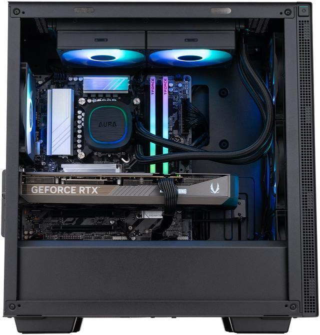 Alt view image 4 of 8 - ABS Aeolian-M Aqua Gaming PC - Windows 11 - Intel Core Ultra 9 285K - GeForce RTX 5070 Ti - DLSS 4 - AI-Powered Performance - 32GB DDR5 6400MHz - 2TB M.2 NVMe SSD - AMA265KF5070TI3